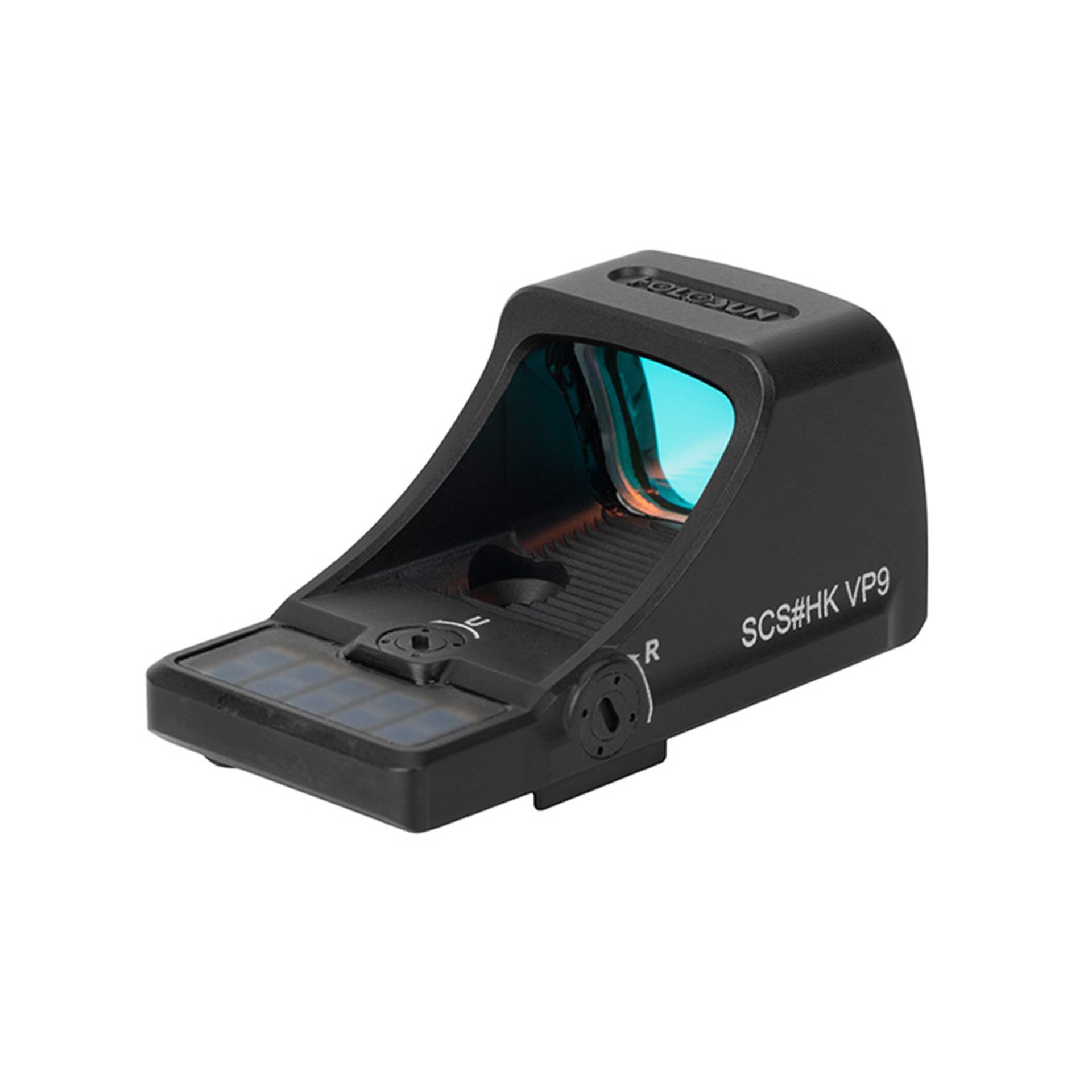 Reflex Visier Holosun SCS-VP9-GR-Black mit grünem Wechselabsehen: 2MOA Dot & 32MOA Cricledot , für H&K VP9/SFP9