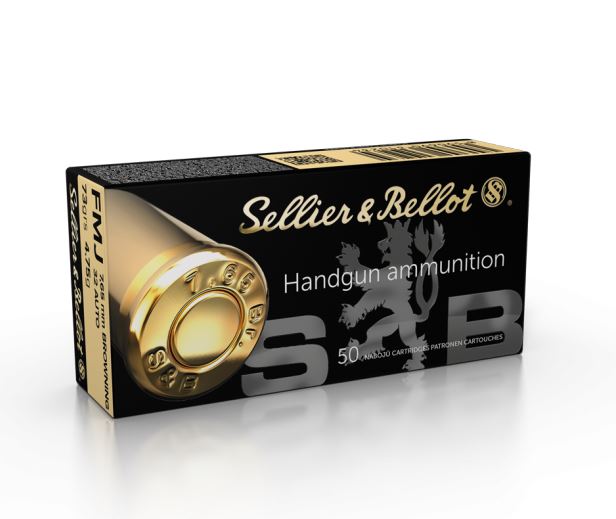 Munition Sellier & Bellot FMJ 4.75g/73grs 7.65 Browning, 7.65Auto