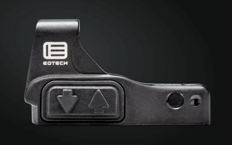 Rotpunktvisier EOTech Mini Reflex Sight Modell EFLX schwarz , 1x Vergrösserung, 3Moa Punkt rot